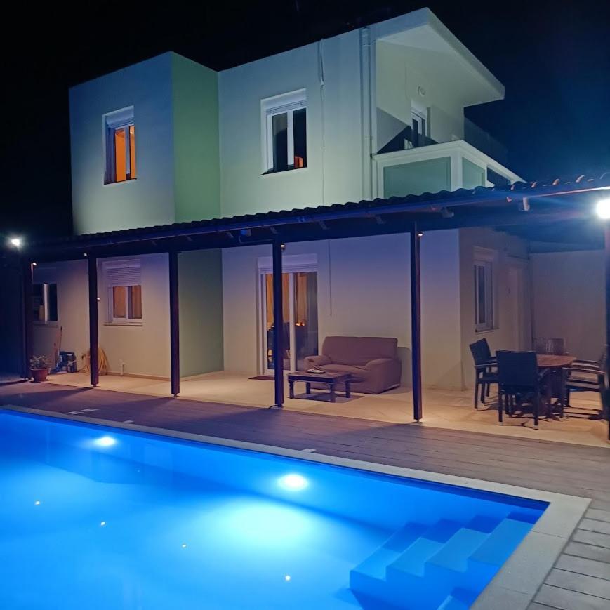Drosoula Villa 3Bdr Private Swimming Pool Chorafakia Eksteriør billede