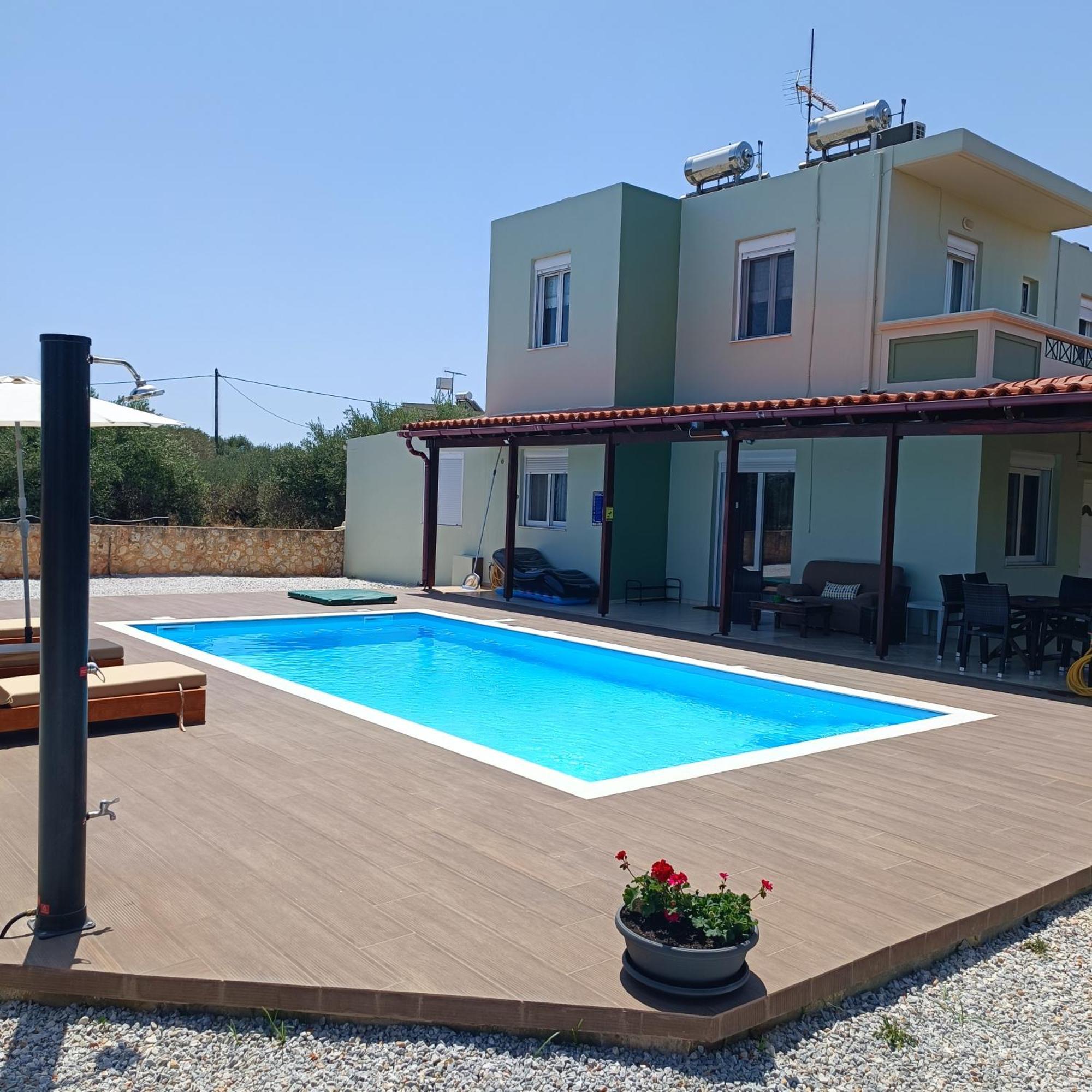 Drosoula Villa 3Bdr Private Swimming Pool Chorafakia Eksteriør billede