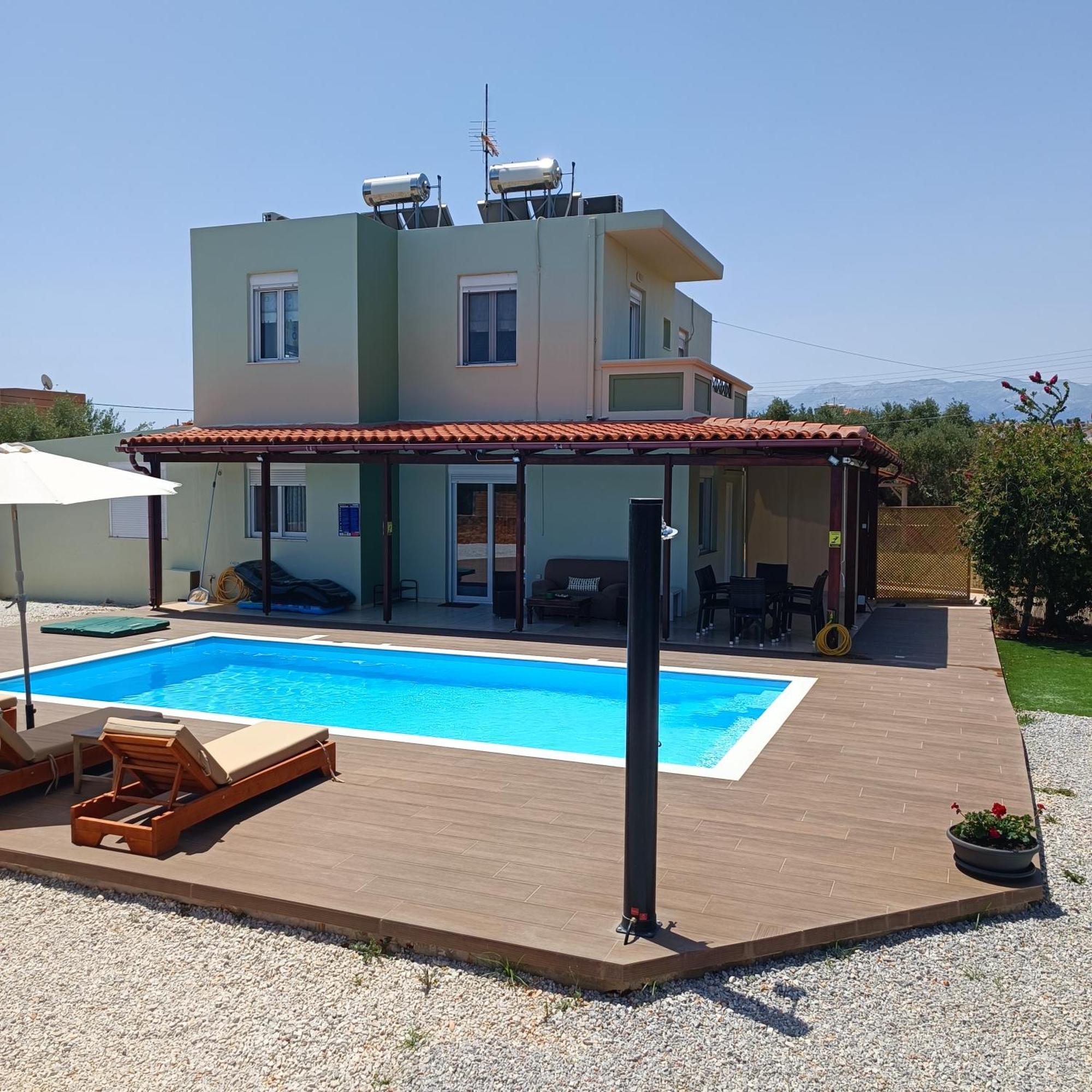 Drosoula Villa 3Bdr Private Swimming Pool Chorafakia Eksteriør billede