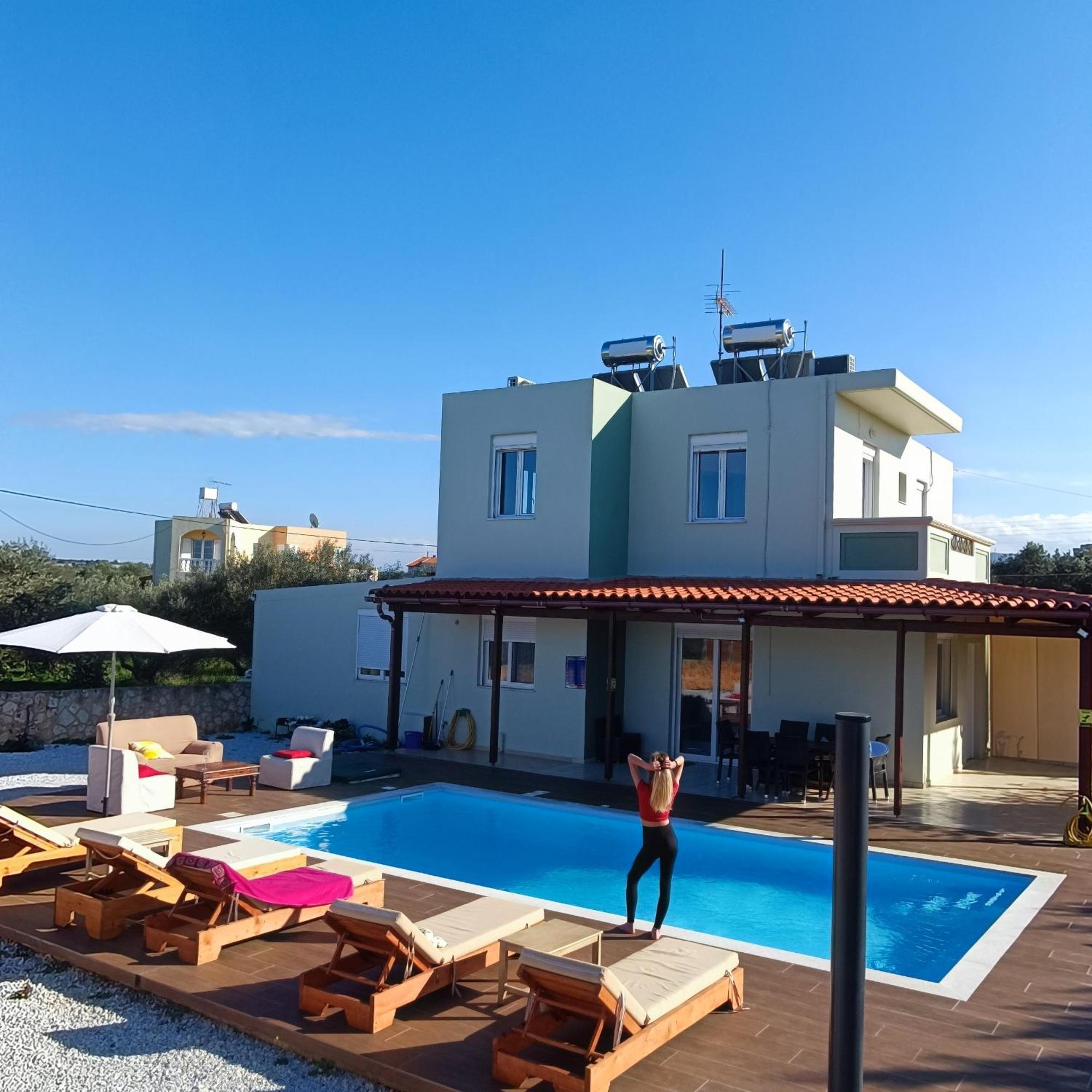 Drosoula Villa 3Bdr Private Swimming Pool Chorafakia Eksteriør billede
